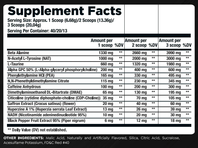 Hardcore Stim 2.0 Pre-Workout - Image 3